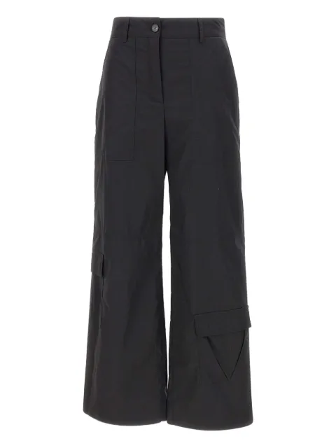 kaos multi-pockets cargo straight trousers