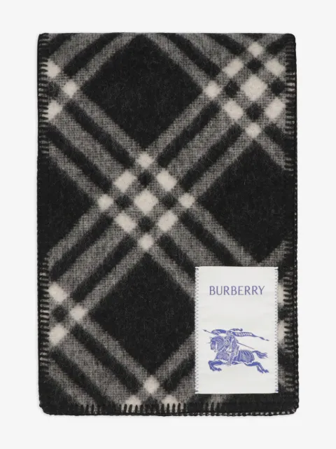 Burberry Check wool scarf