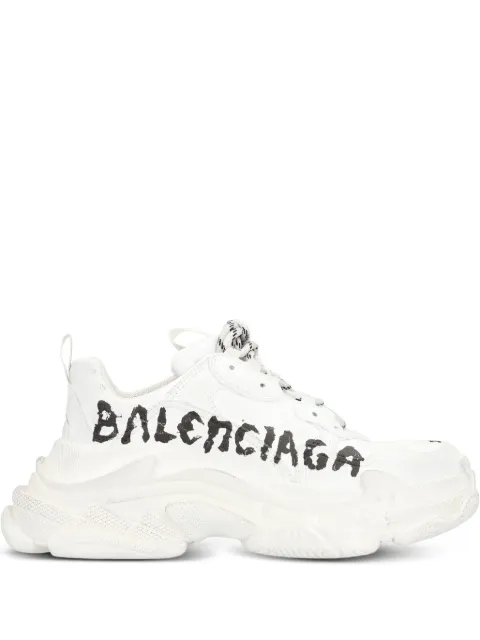 Balenciaga 트리플 S 그래피티 프린트 스니커즈