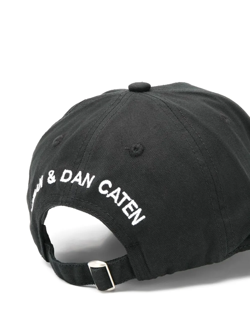DSQUARED2 embroidered-logo baseball cap Zwart