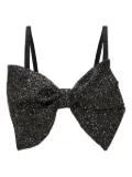 Lika bow-embellished cut-out blouse - Black
