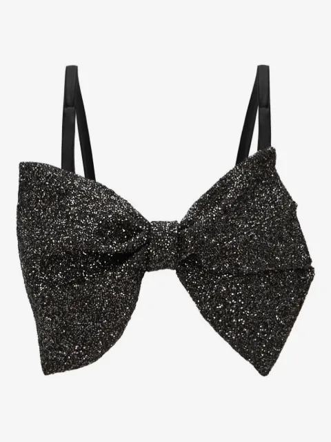 Lika bow-embellished cut-out blouse