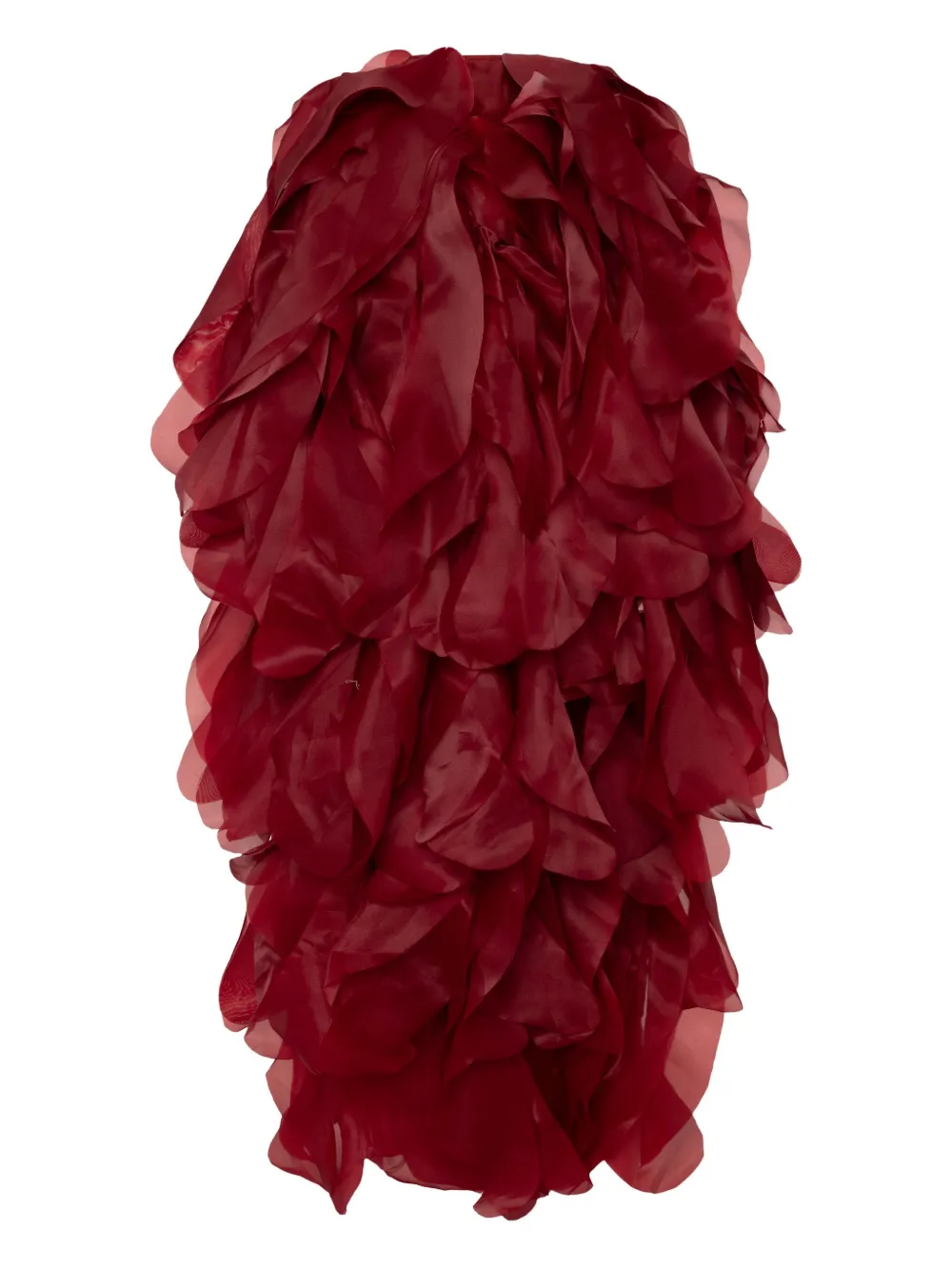 ruffled petal cape