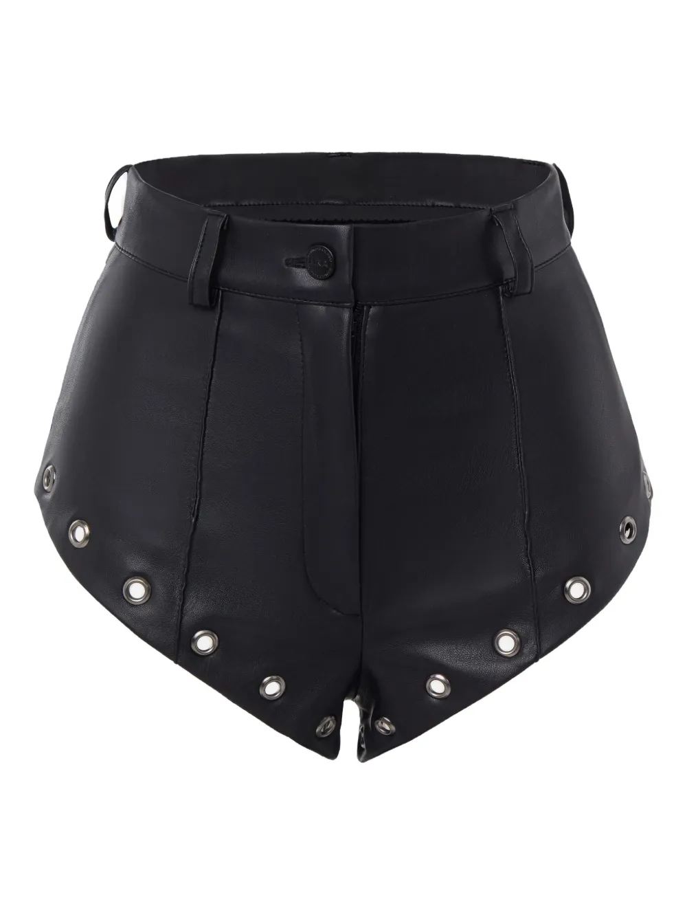 Lika lace-up eyelet shorts | Black | Image 1