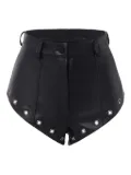 Lika lace-up eyelet shorts - Black