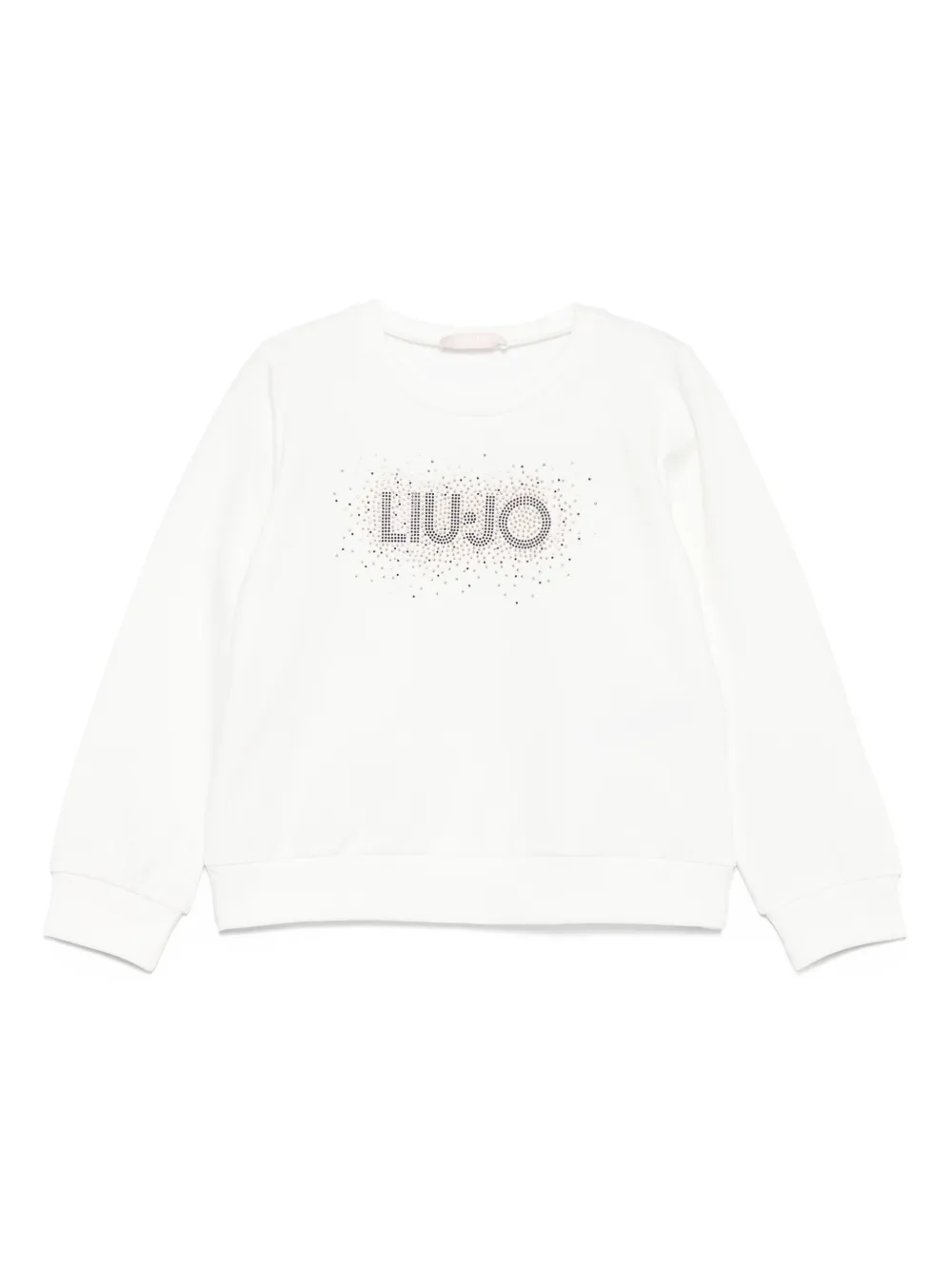 LIU JO Sweater verfraaid met logo Wit