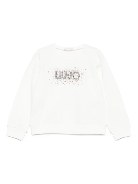 LIU JO embellished logo sweatshirt