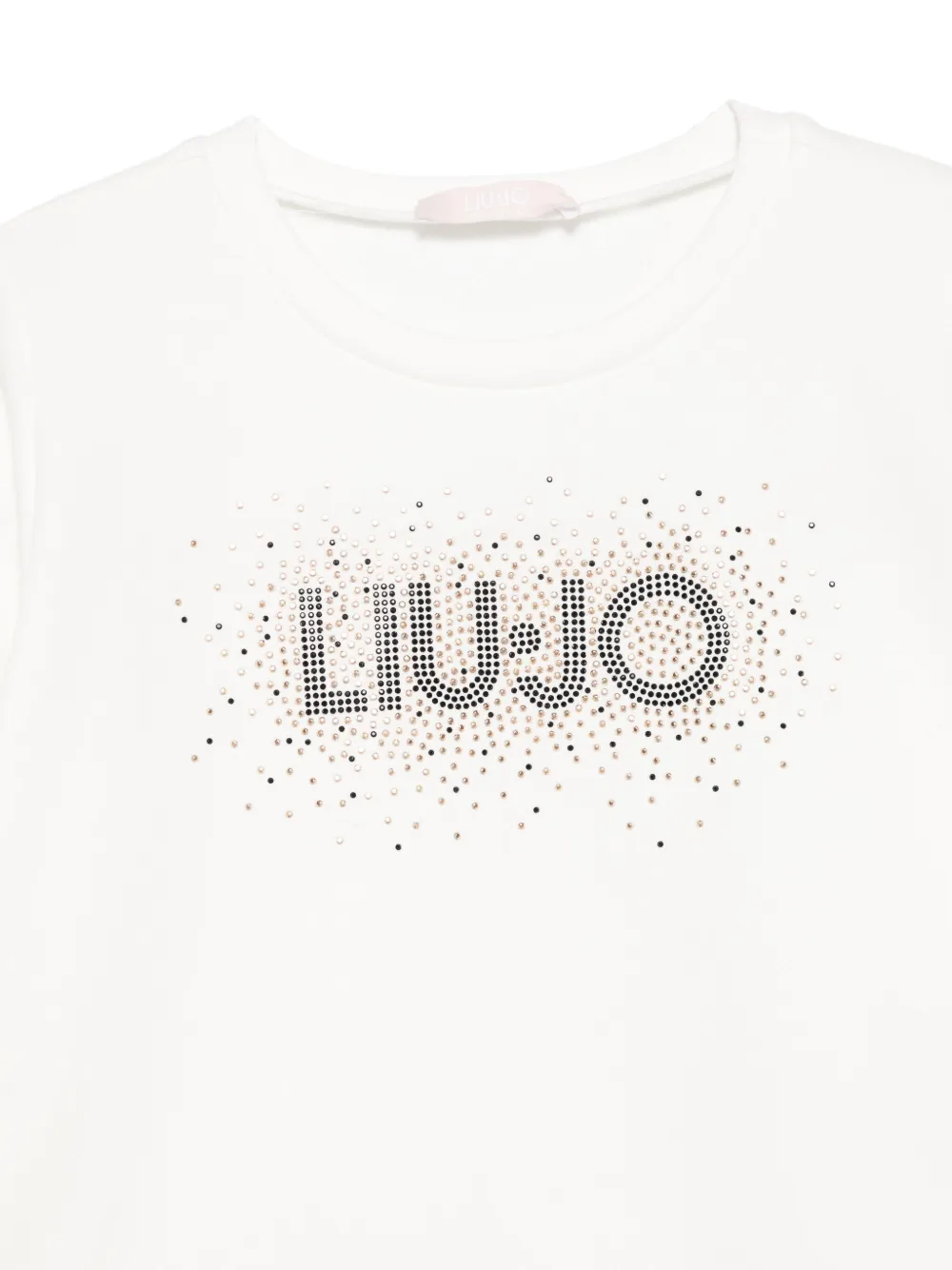 LIU JO Sweater verfraaid met logo Wit