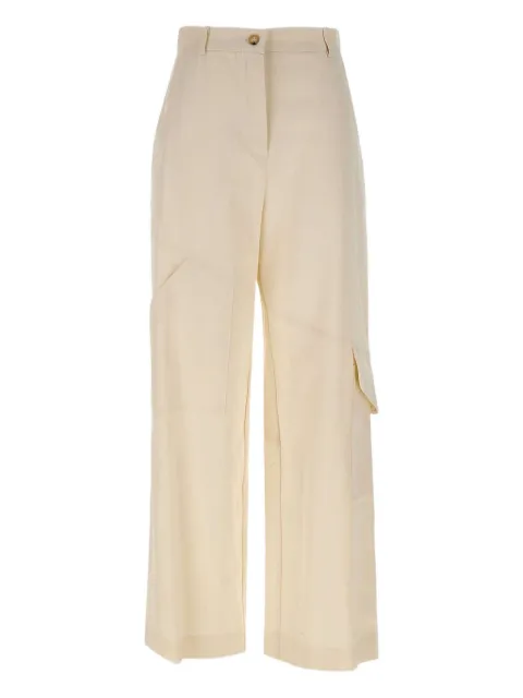 kaos multi-pockets cargo straight trousers