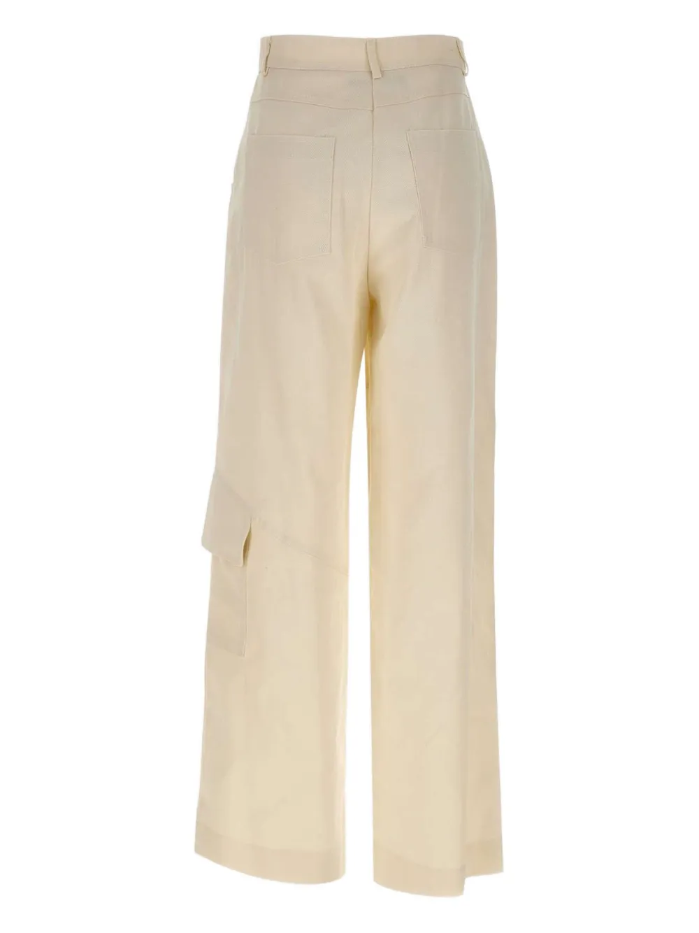 Kaos Straight cargo roek met meerdere zakken - Beige