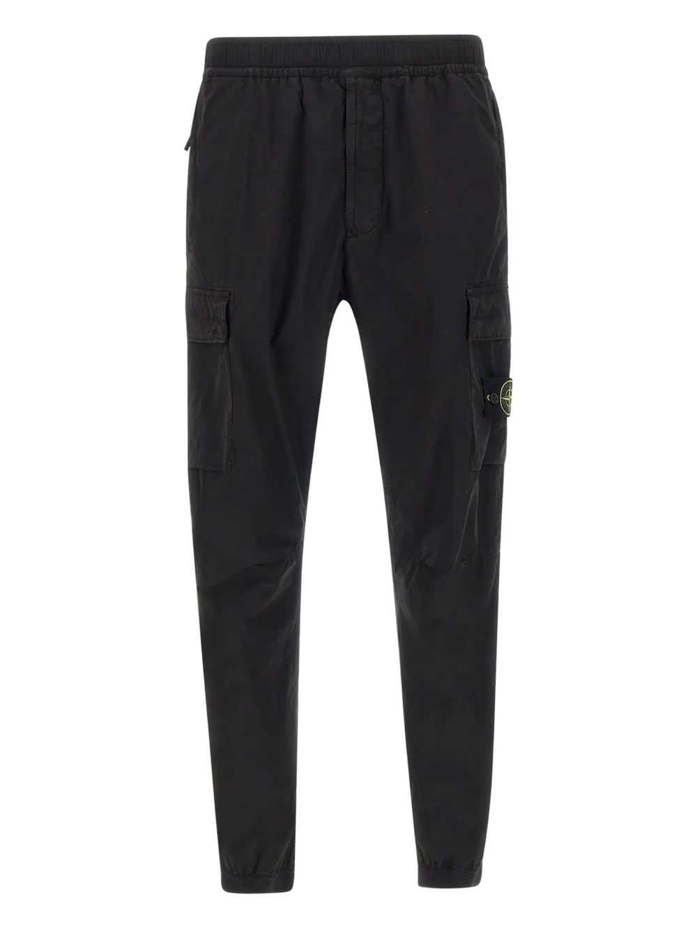 Stone Island elasticated-waist cargo trousers Zwart