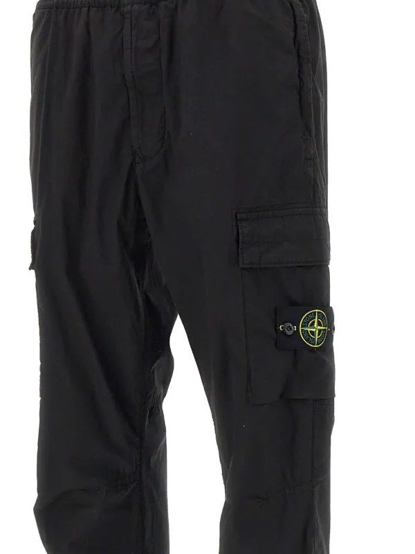 Stone Island カーゴパンツ | ブラック | FARFETCH JP