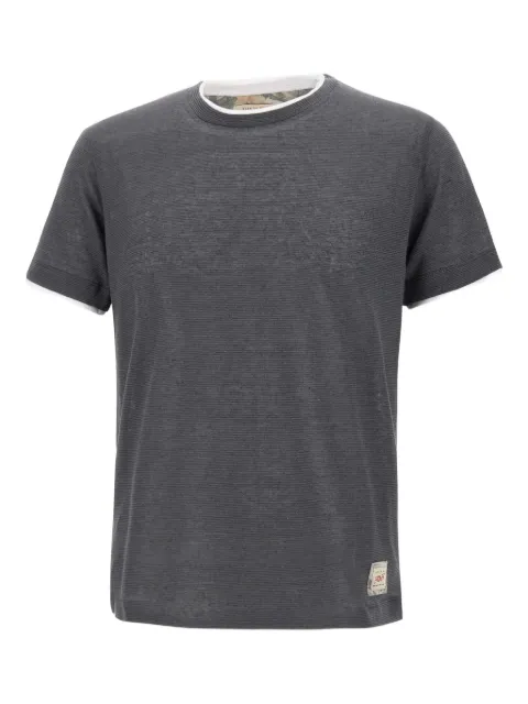 BOB linen-cotton blend T-shirt