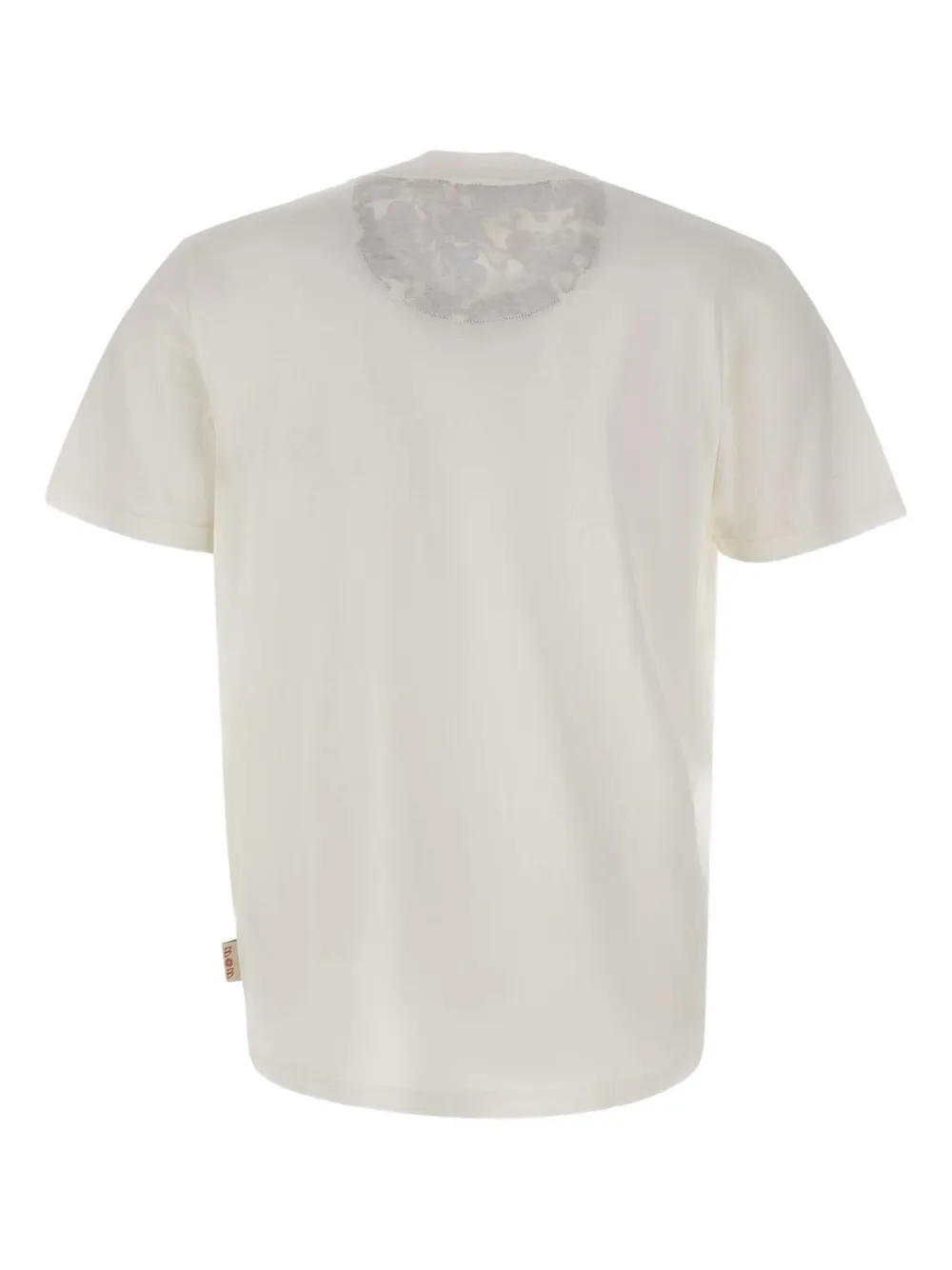 BOB T-shirt met geborduurde palmboom - Wit