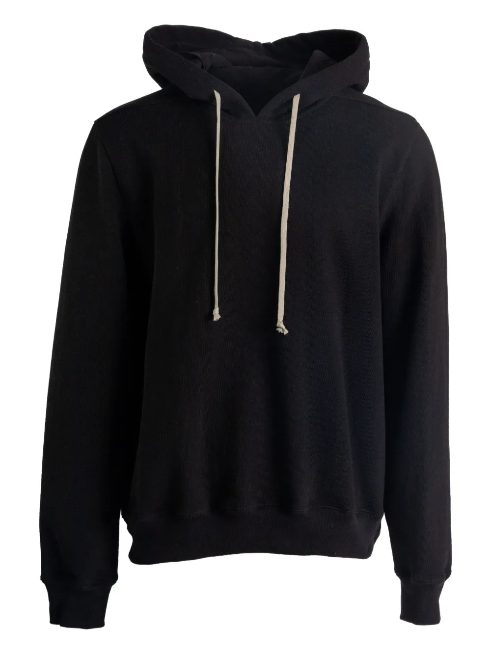 Rick Owens Drawstring Hoodie In Black