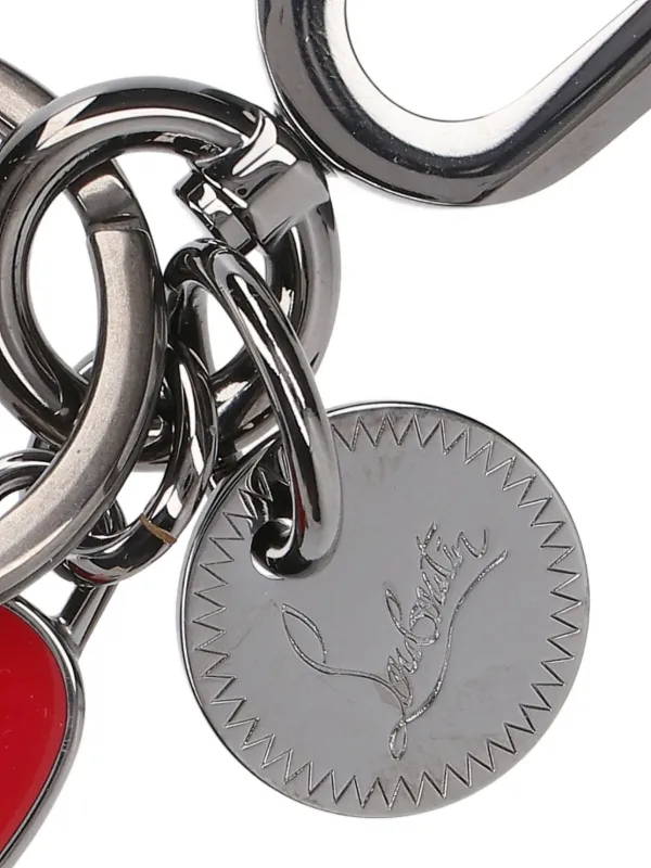 【CHRISTIAN LOUBOUTIN】Cl Logo Keyring Christian Louboutin Key Ring Bag Motif Red Sole Motif Bag