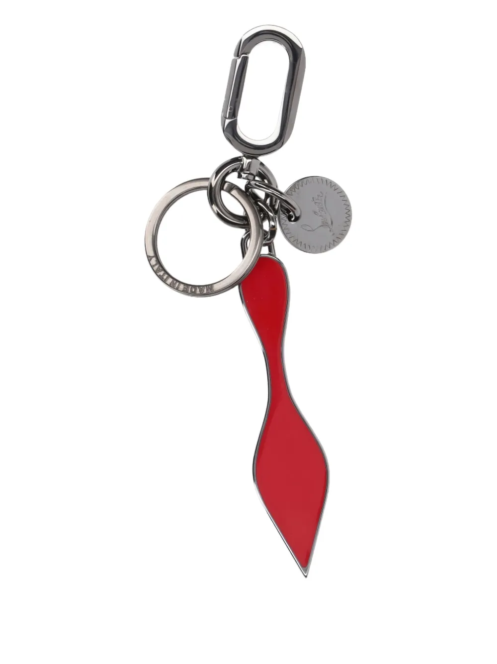 Christian Louboutin Mooncrest keyring | Silver | Image 1