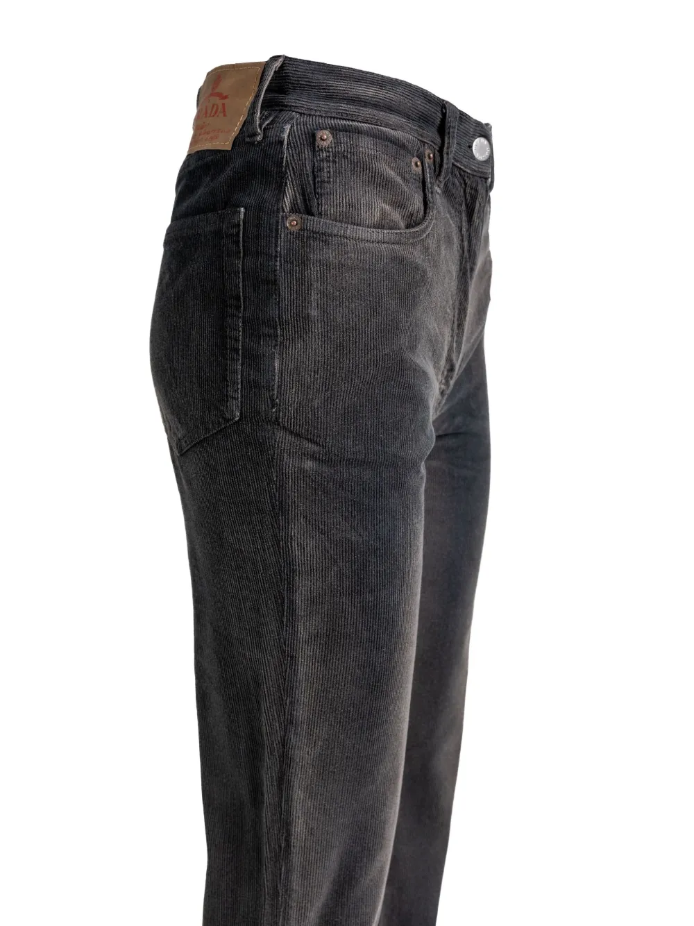 Prada Ribfluwelen jeans Zwart