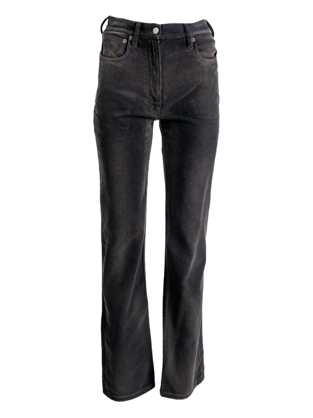 Prada Ribfluwelen jeans Zwart