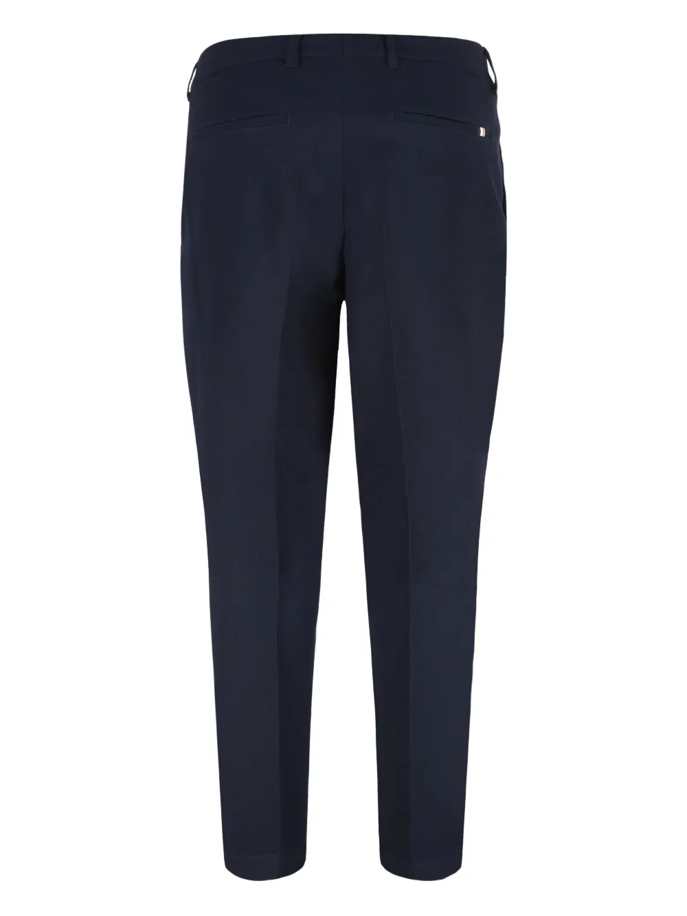 BOSS pleated wool trousers Zwart