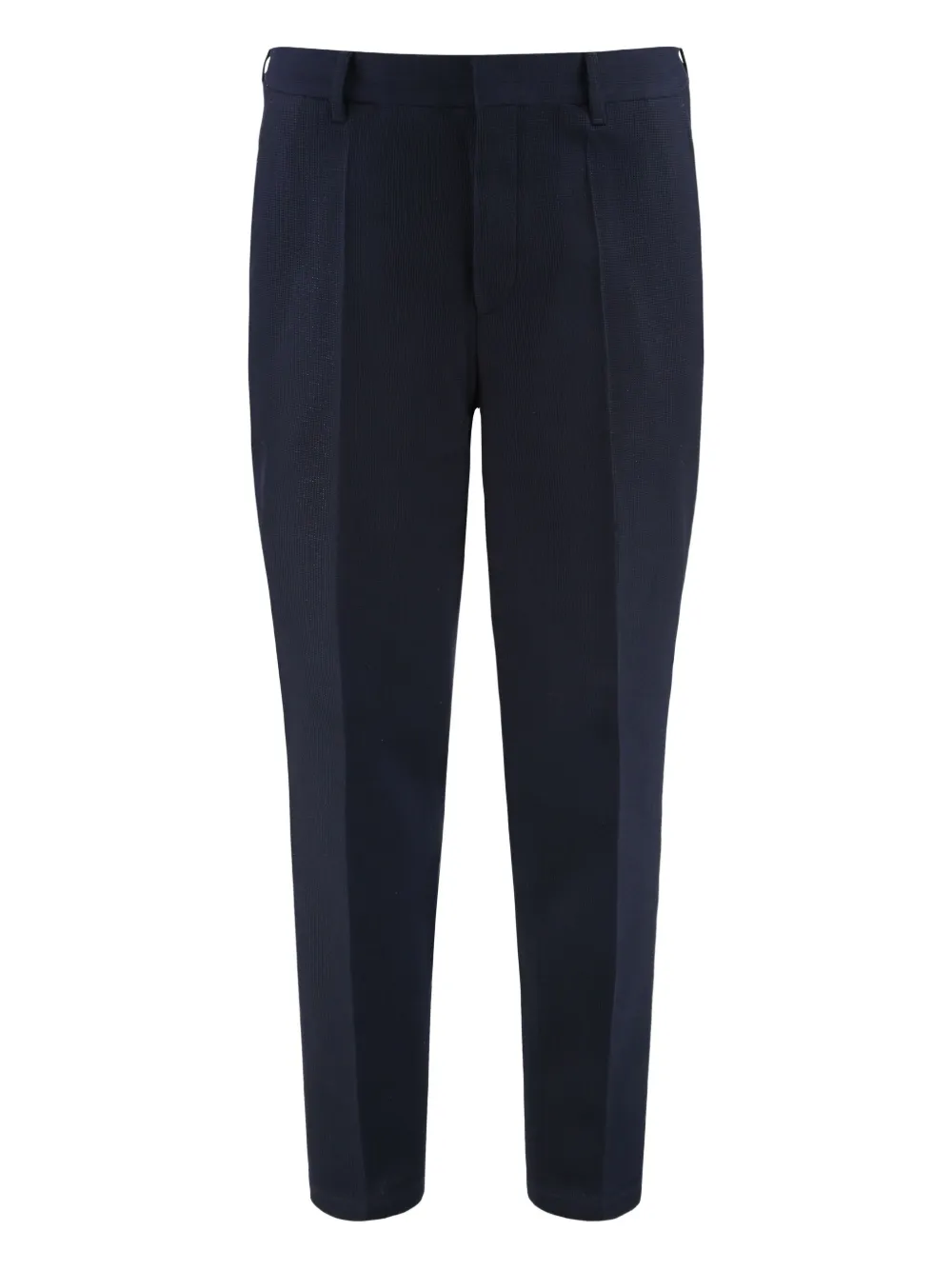 BOSS pleated wool trousers Zwart