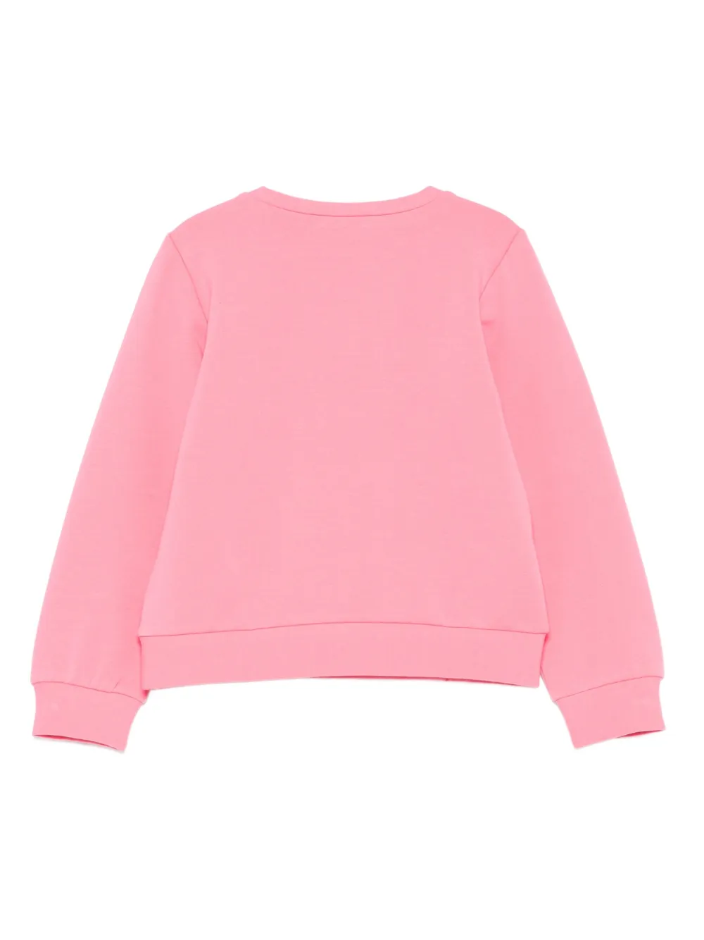 LIU JO Sweater met kristallen Roze