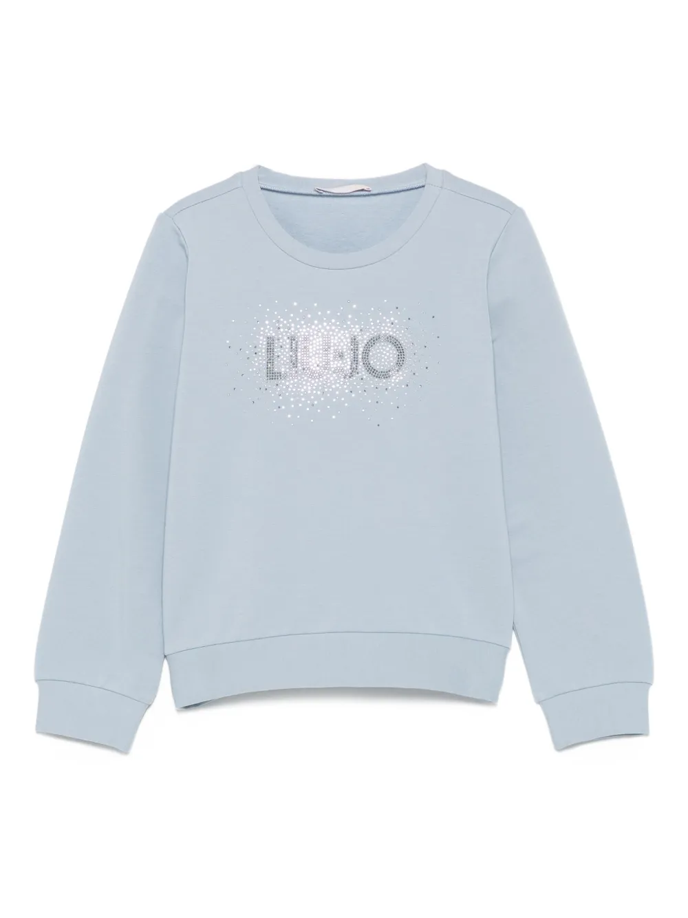 Liu Jo Kids Sweater verfraaid met logo Blauw