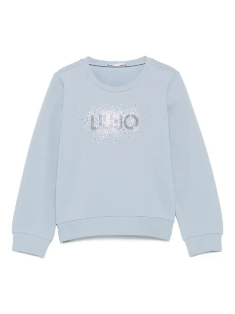 Liu Jo Kids Sweatshirt mit verziertem Logo