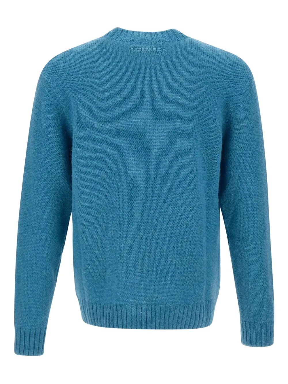 Iceberg Snoopy-embroidered crew-neck sweater Blauw