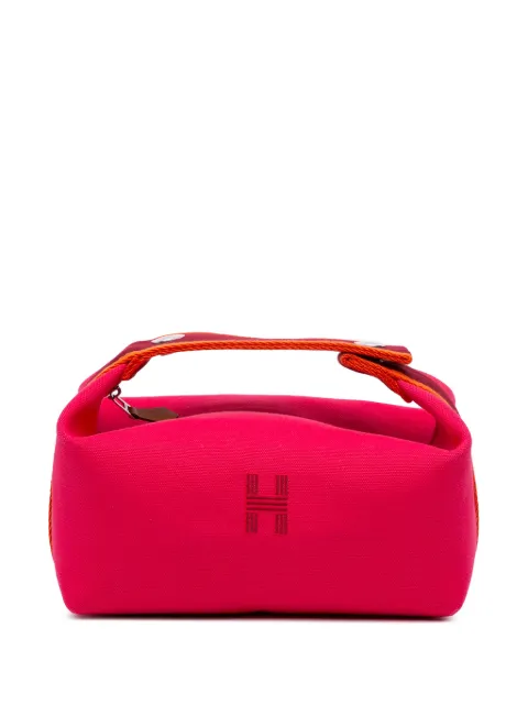 Hermès Pre-Owned 2020-2025 Small Canvas Bride A Brac Case vanity bag
