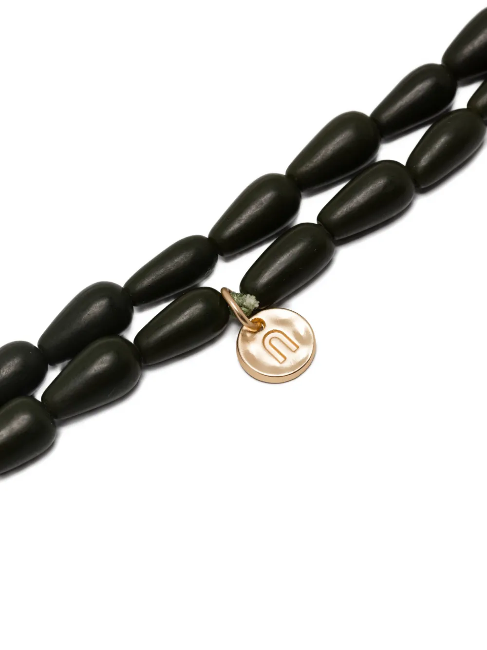 Niū ティアドロップ ネックレス In Black