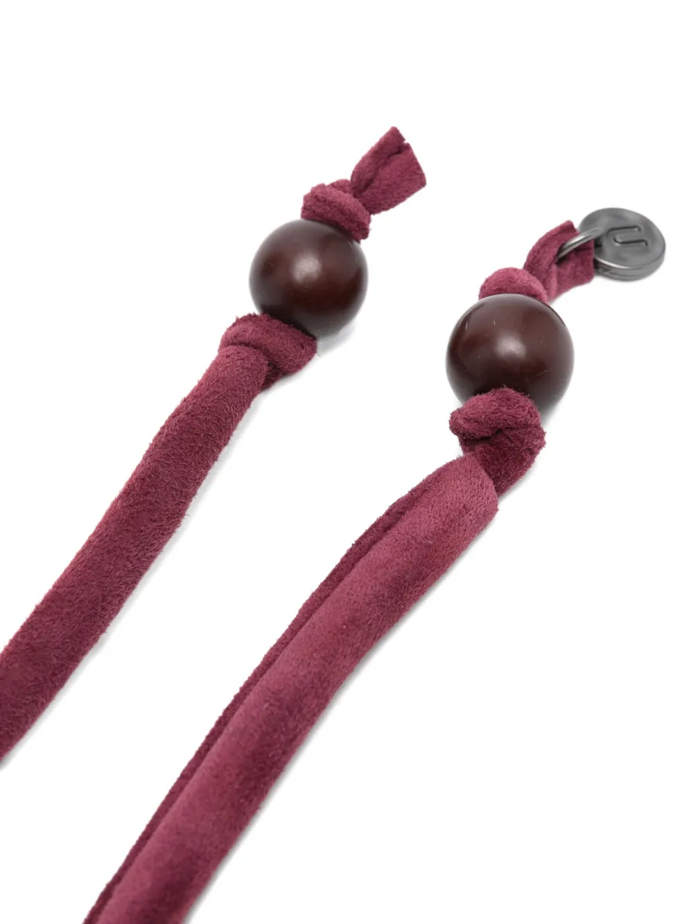 Niū Gürtel Aus Wildleder In Red