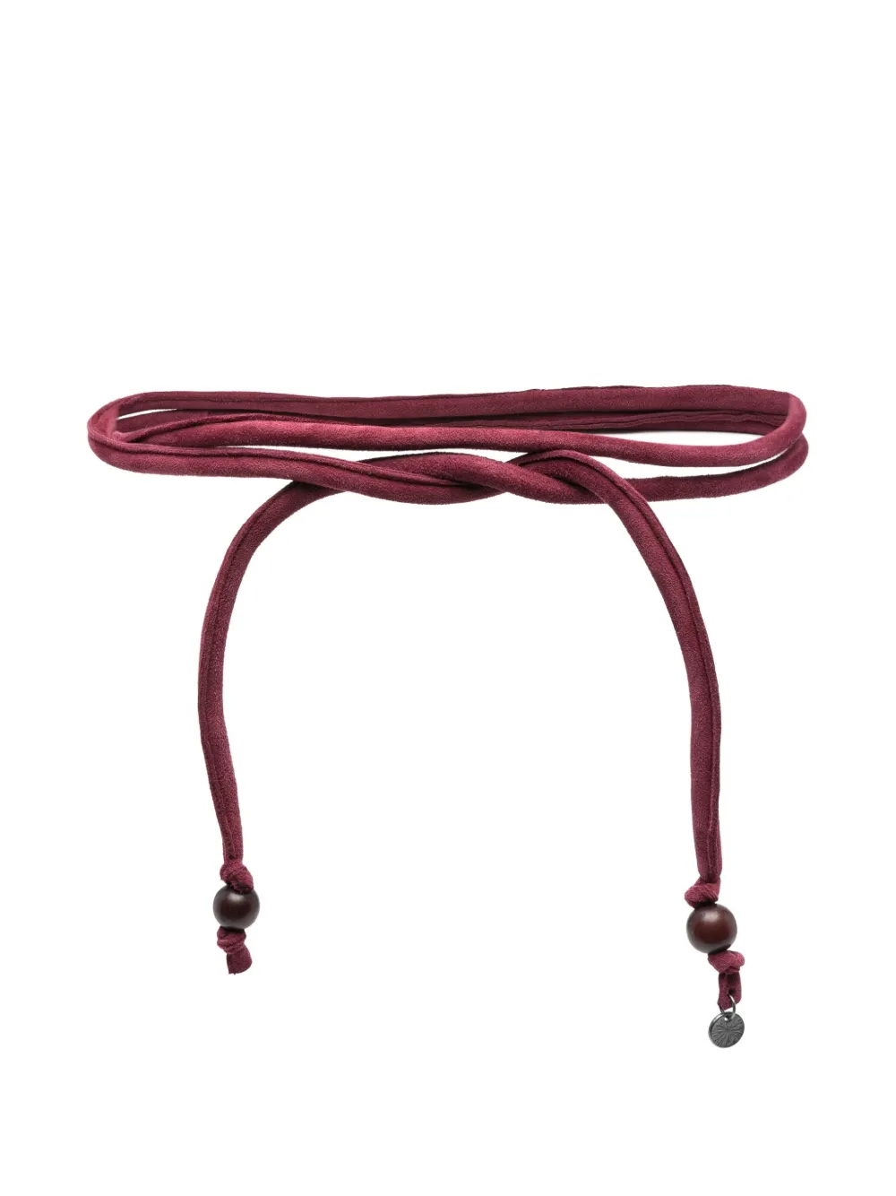 Niū Gürtel Aus Wildleder In Red