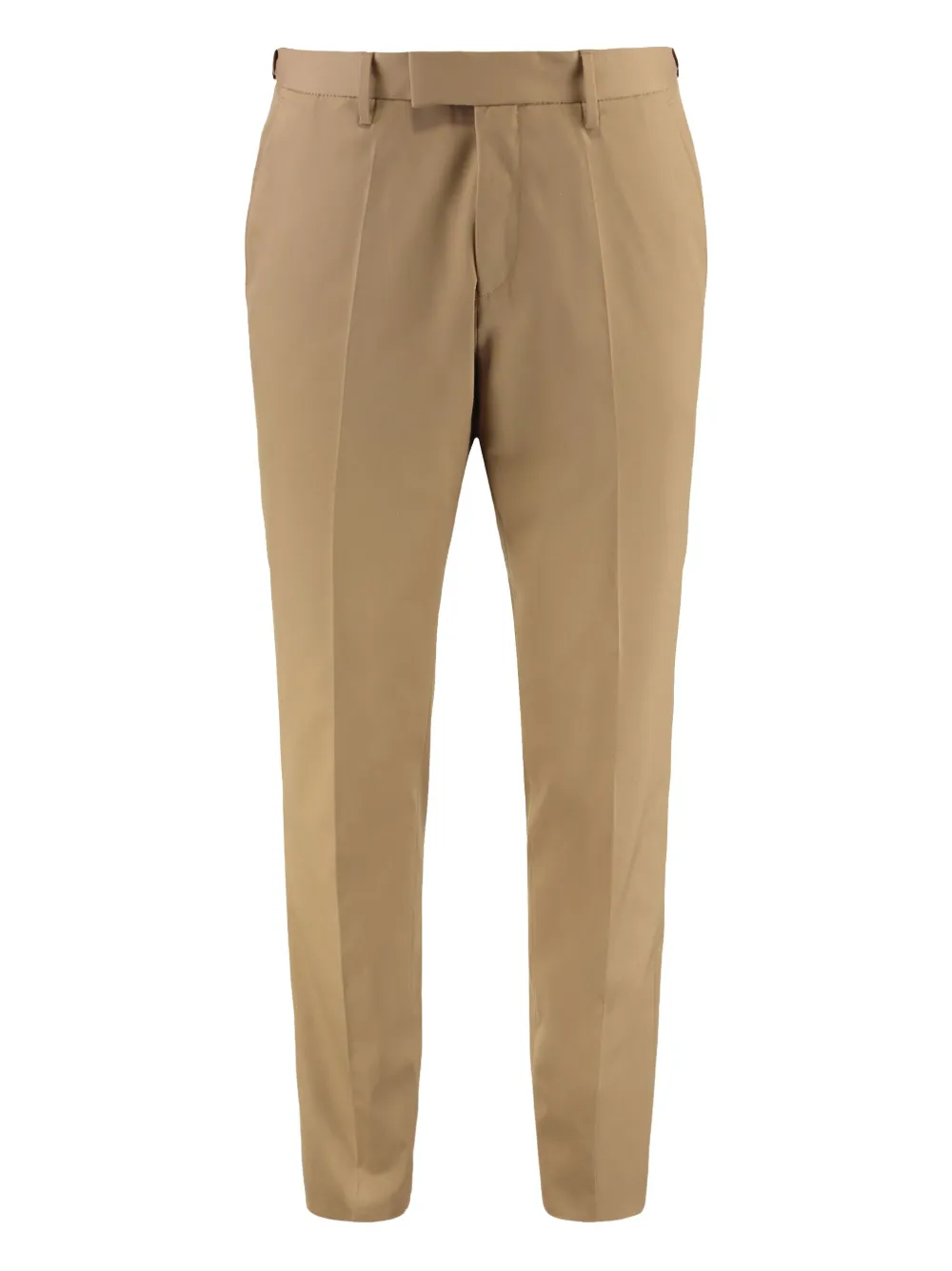 BOSS flat-front trousers Bruin
