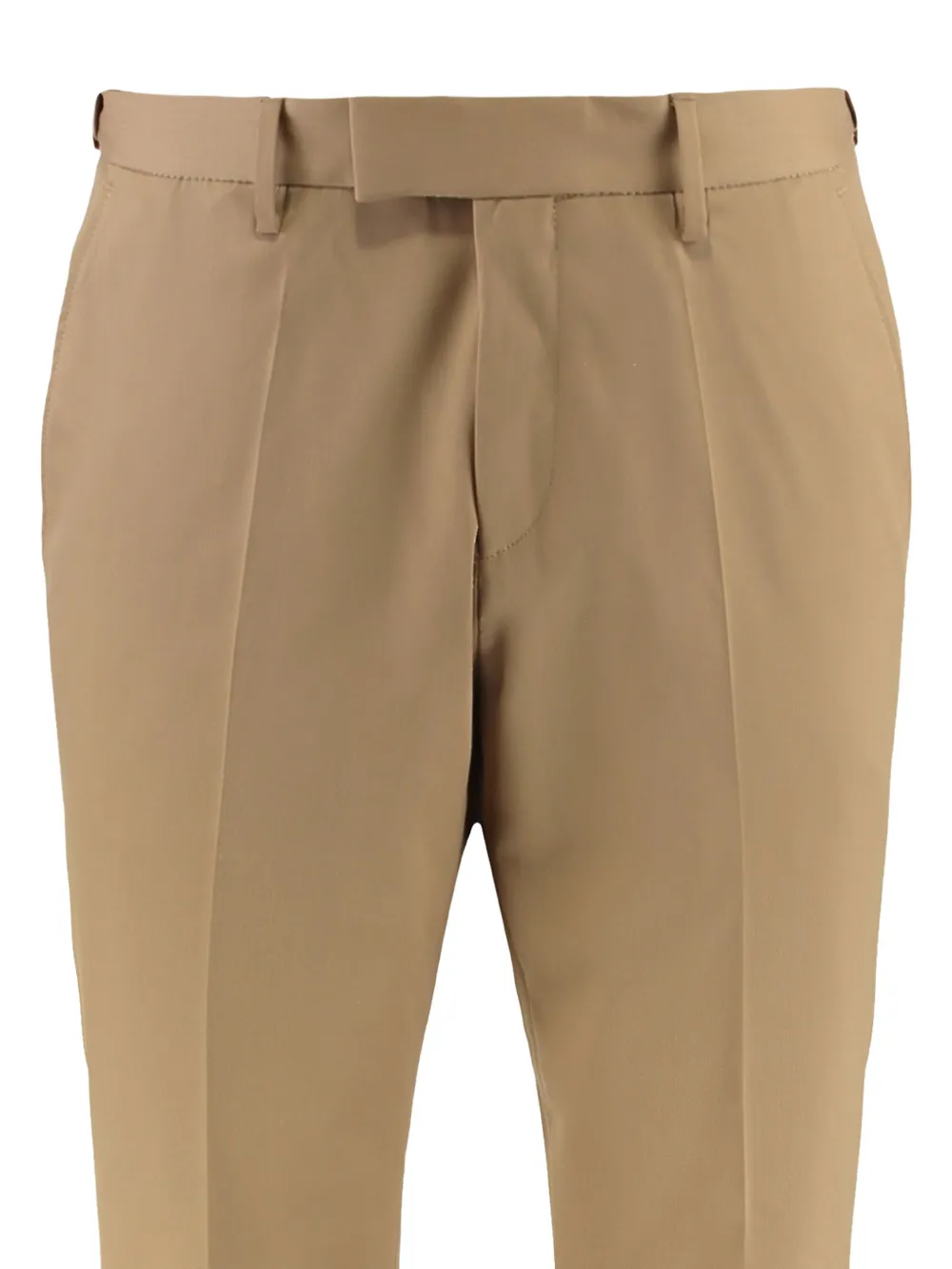 BOSS flat-front trousers Bruin