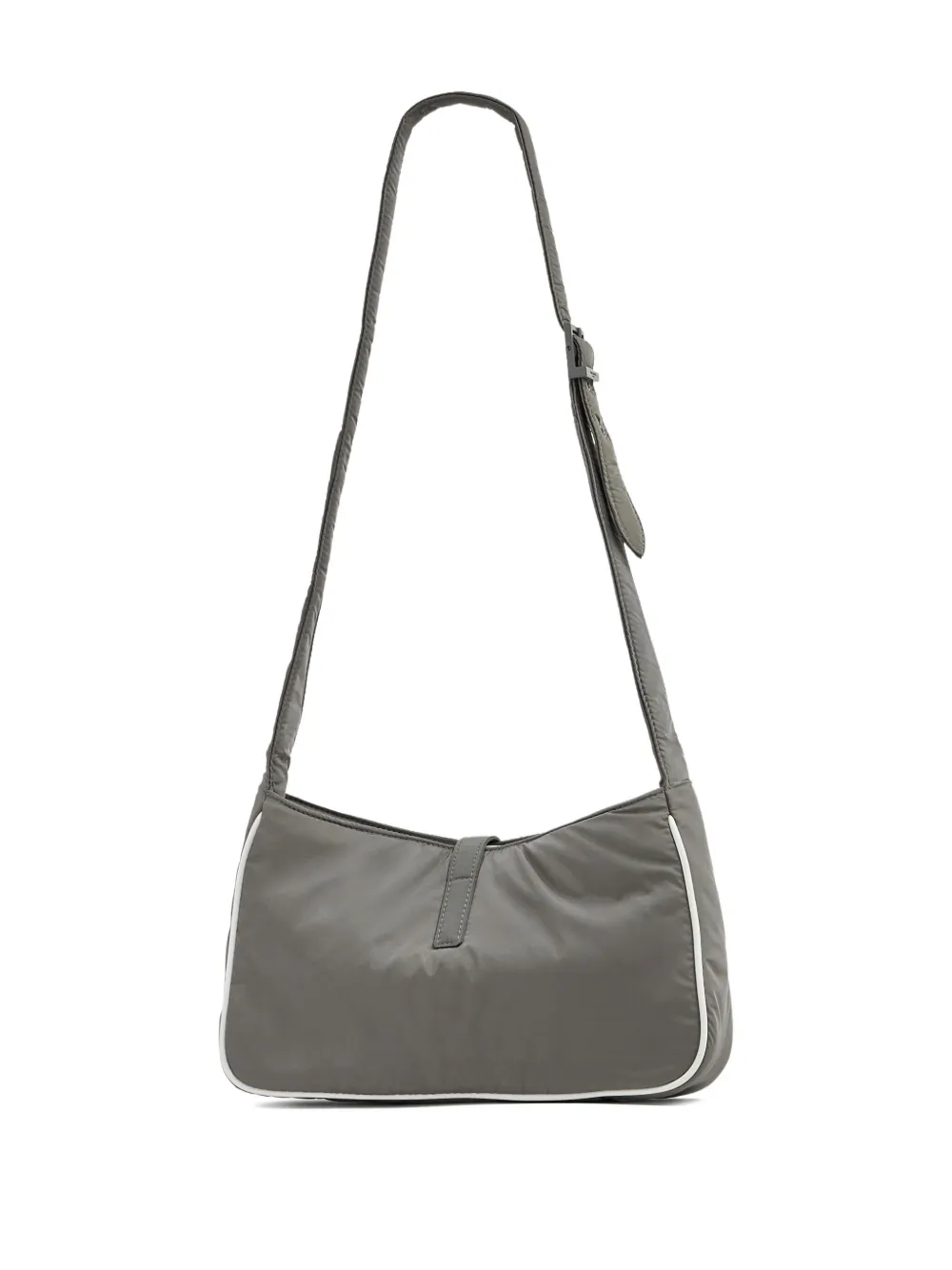 Saint Laurent Schoudertas met monogramplakkaat - Grijs
