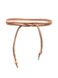 Niu suede wood-bead belt - Neutrals