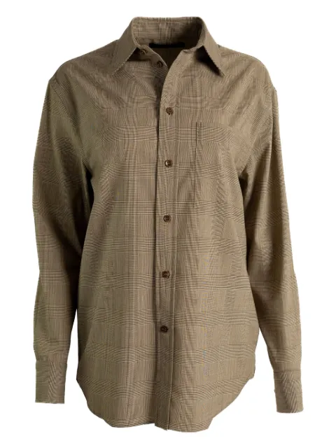 Phoebe Philo checked long-sleeve shirt
