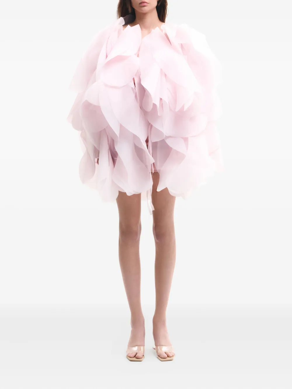 Lika ruffled organza cape | Capes | Image 2