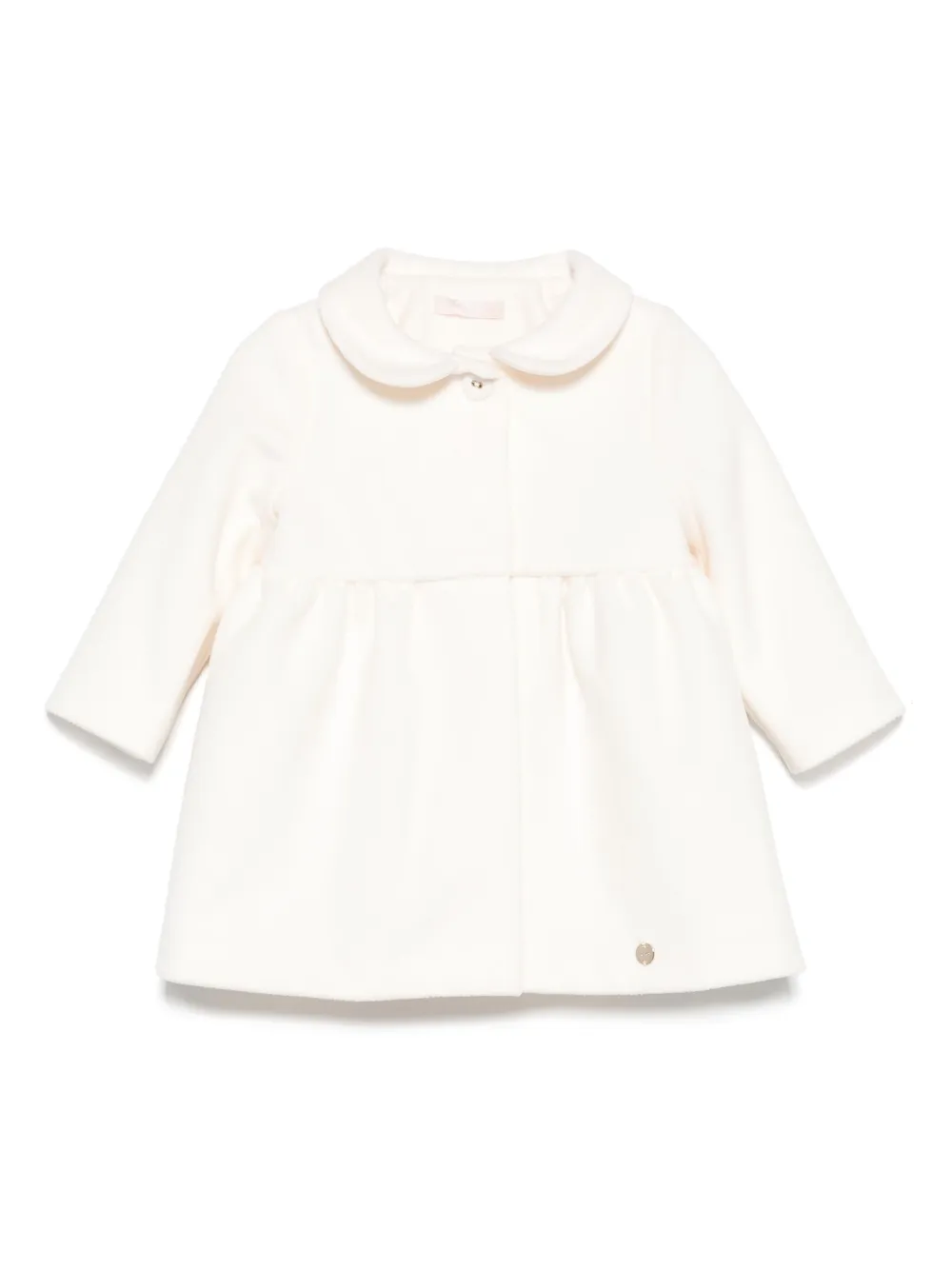LIU JO collared long-sleeve jacket - ホワイト LIU JO collared long-sleeve jacket - ホワイト