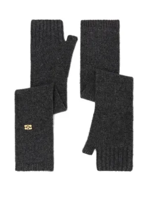 Miu Miu Wool And Cashmere Gloves | Brown | FARFETCH