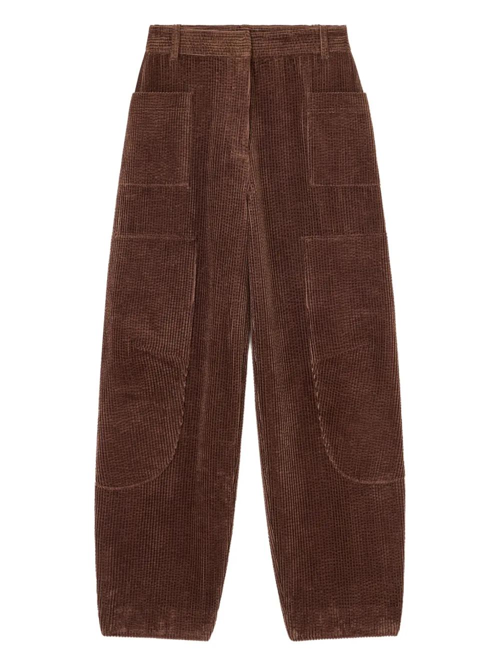 GANNI corduroy pocket trousers | Brown | Image 1