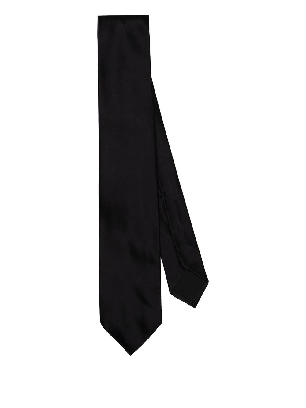 F.MARINO satin tie Zwart