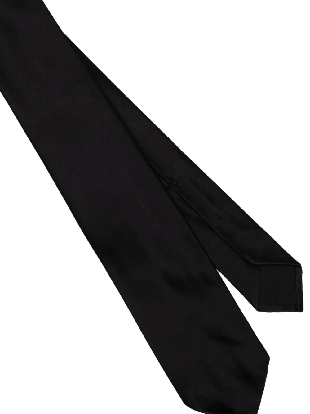 F.MARINO satin tie Zwart