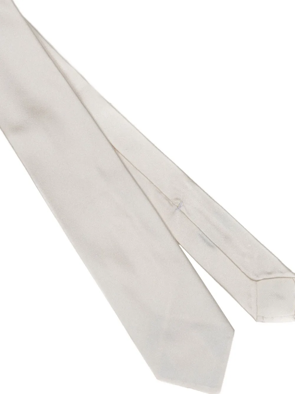 F.MARINO pointed-tip tie Wit