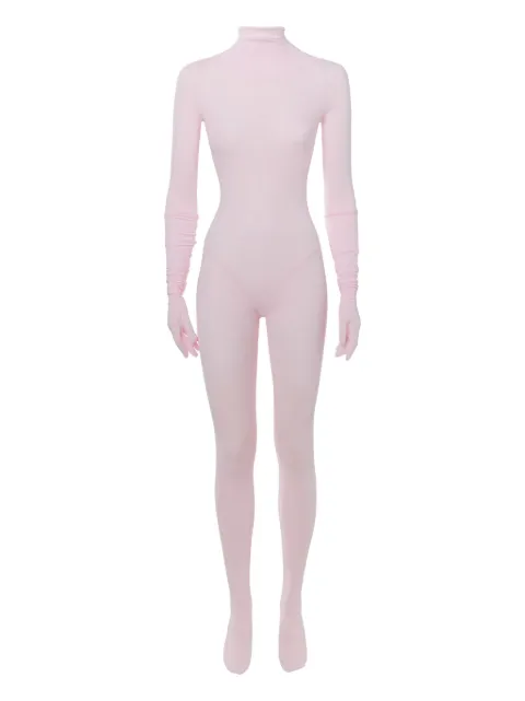 Lika high-neck gloved bodysuit