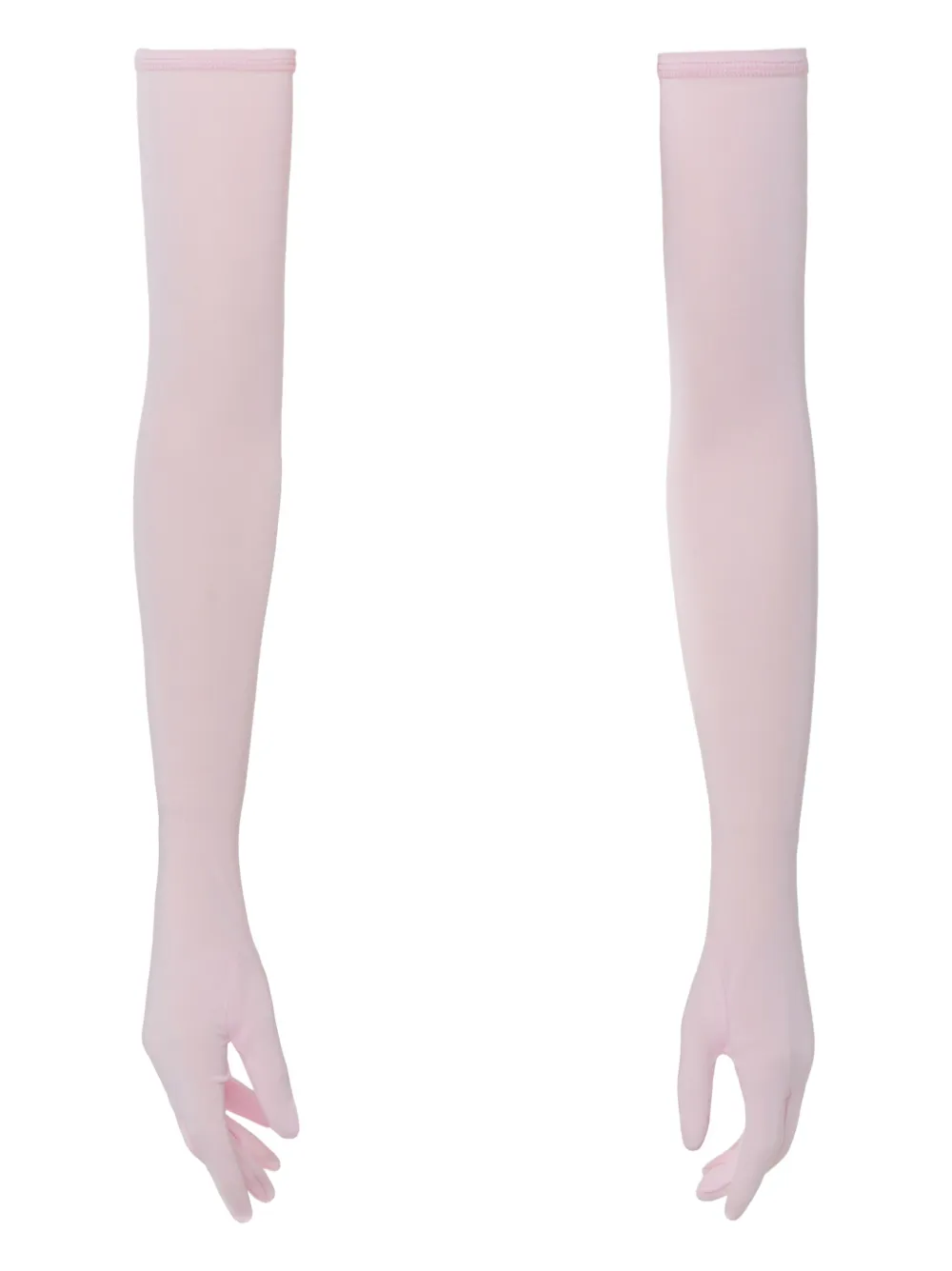 Lika High-neck Gloved Bodysuit In Pink