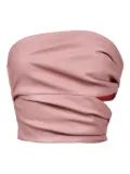Lika draped cut-out top - Pink