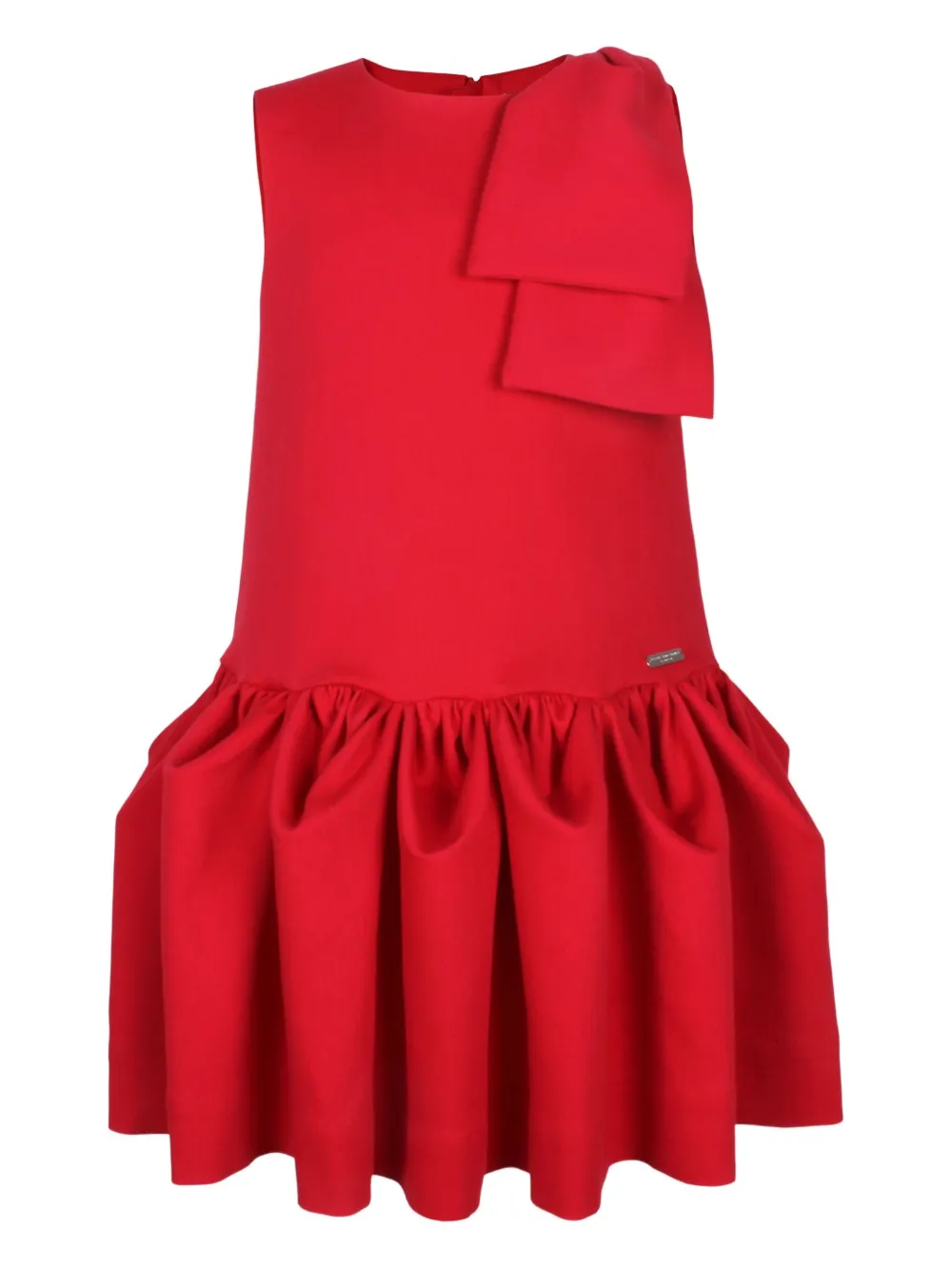 Jessie And James Kids' My Jewel Bow-detail Dress In Red