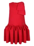 JESSIE AND JAMES KIDS My Jewel bow-detail dress - Red
